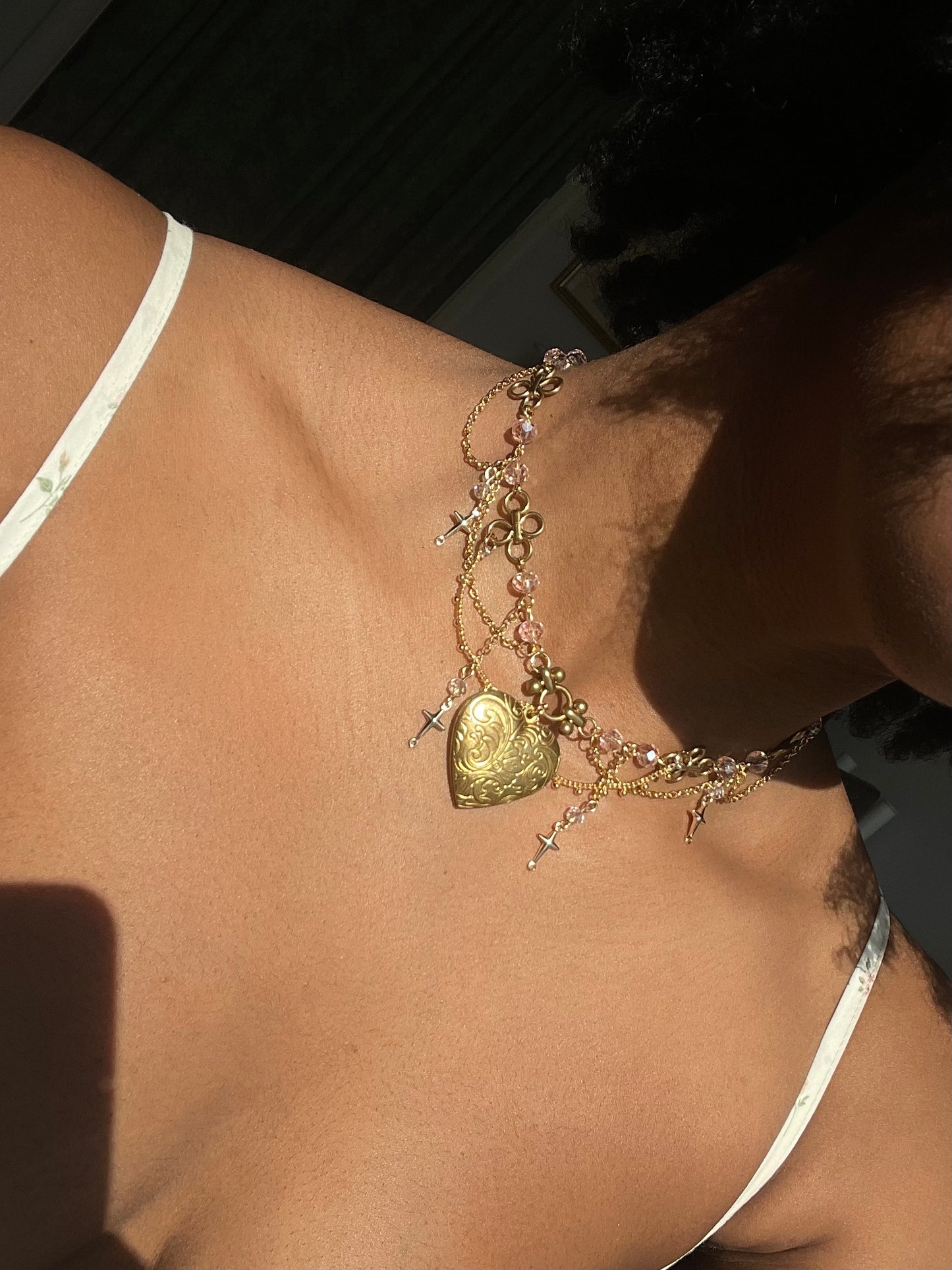 Reliquary Heart Necklace