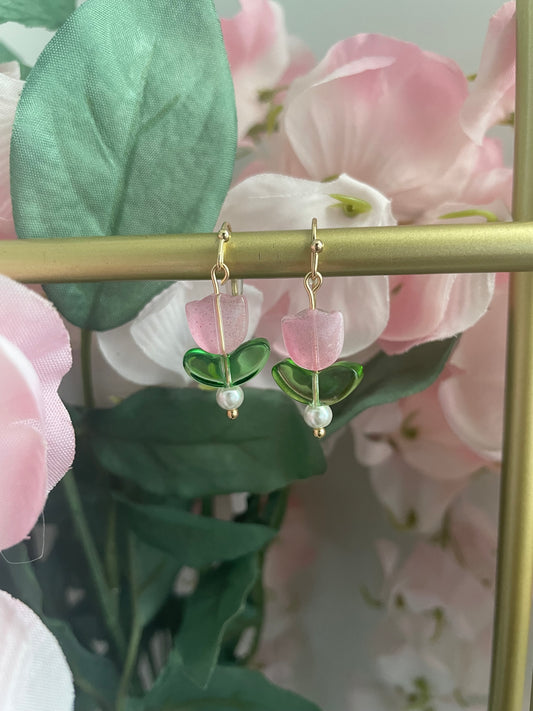 Simple Tulip Earrings