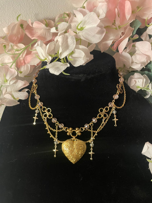 Reliquary Heart Necklace