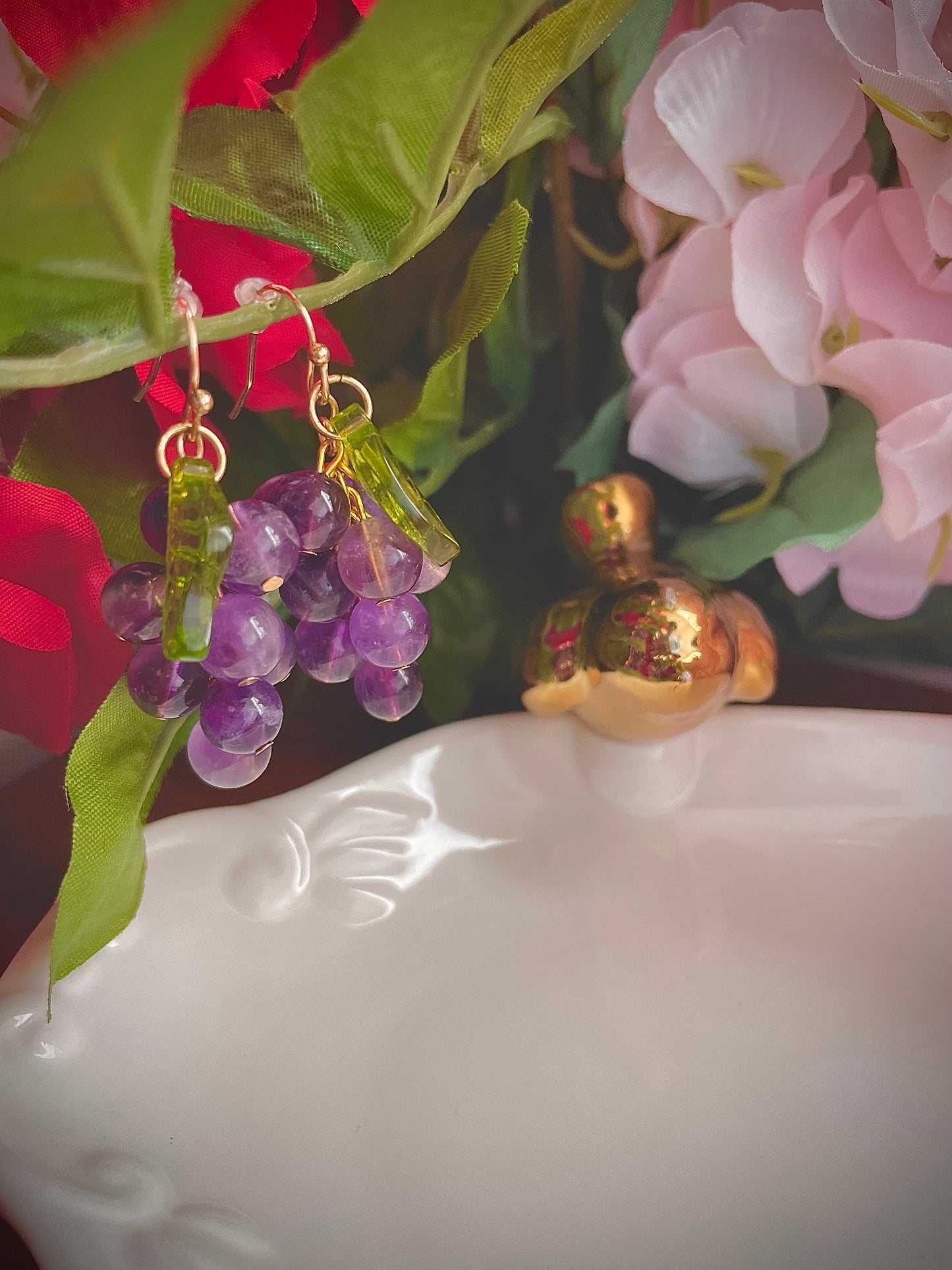 Grape Day Earrings