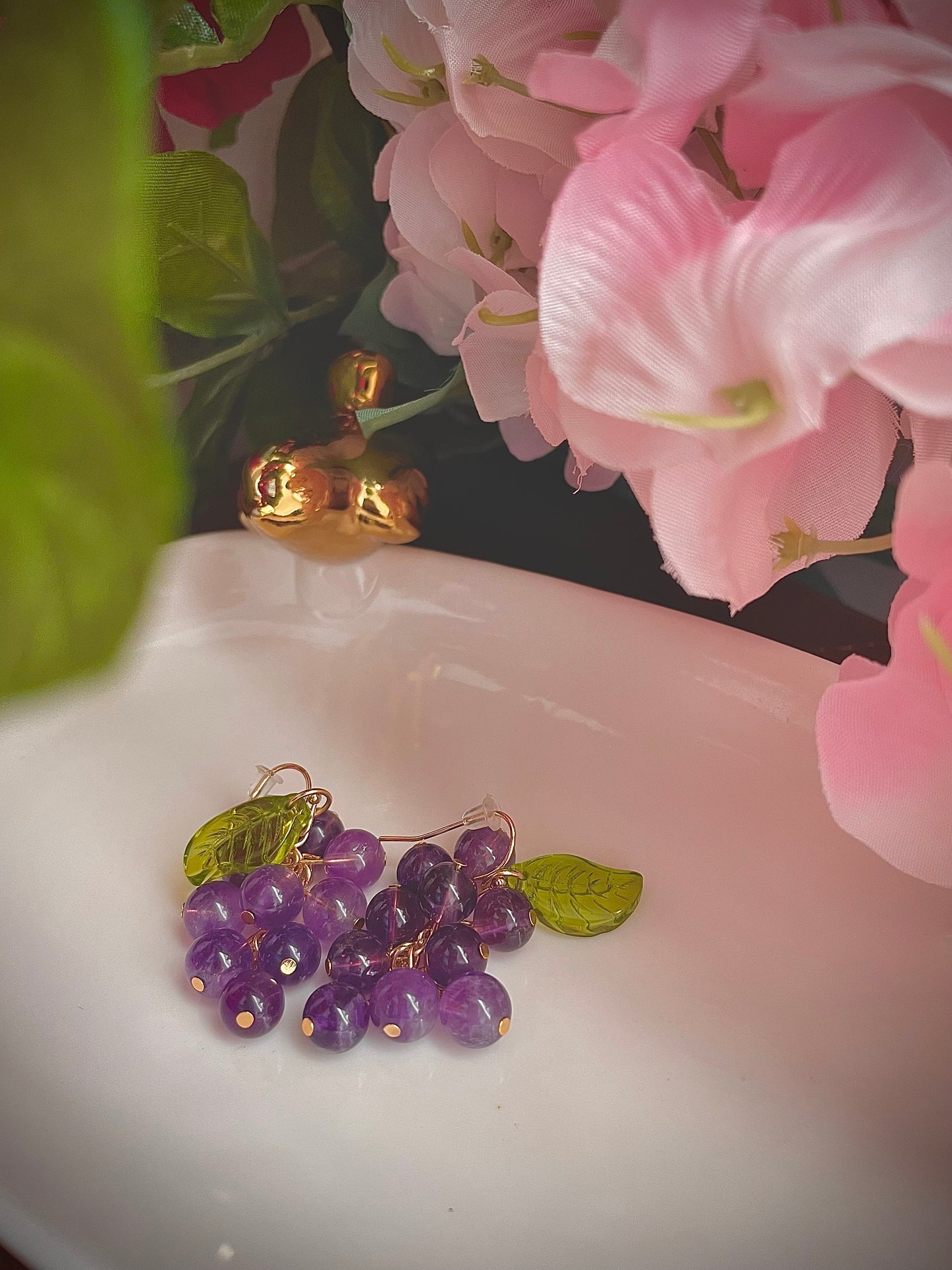 Grape Day Earrings