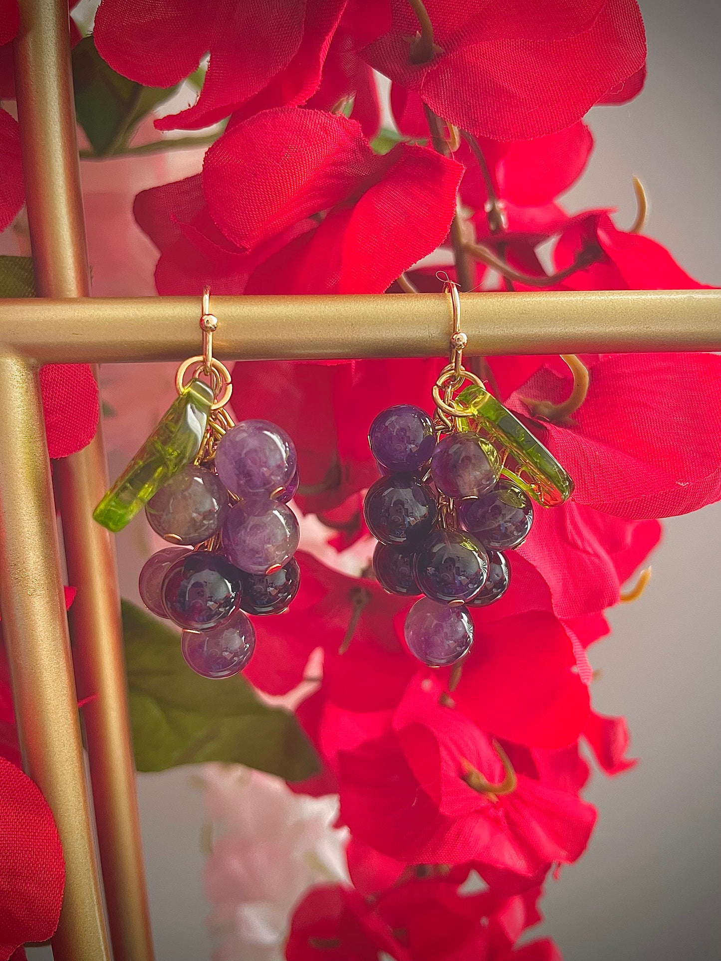 Grape Day Earrings