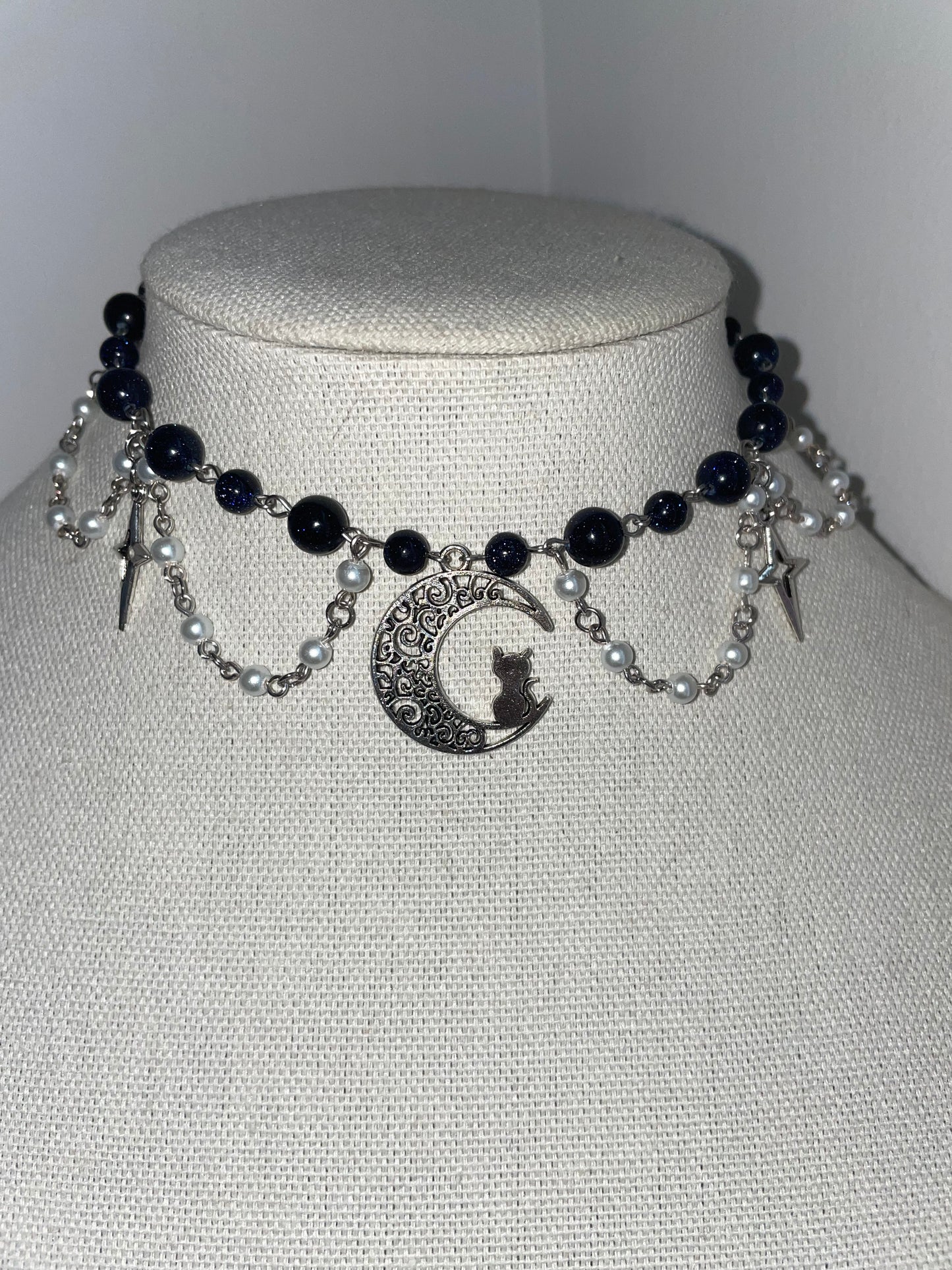 Cat on the Moon Choker