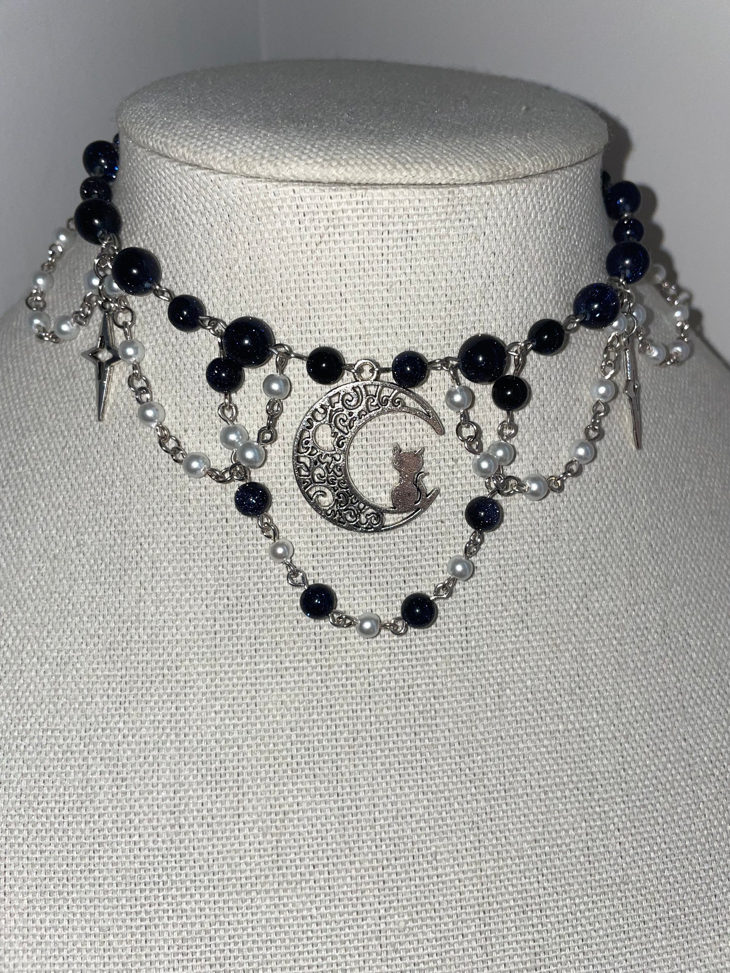 Cat on the Moon Choker